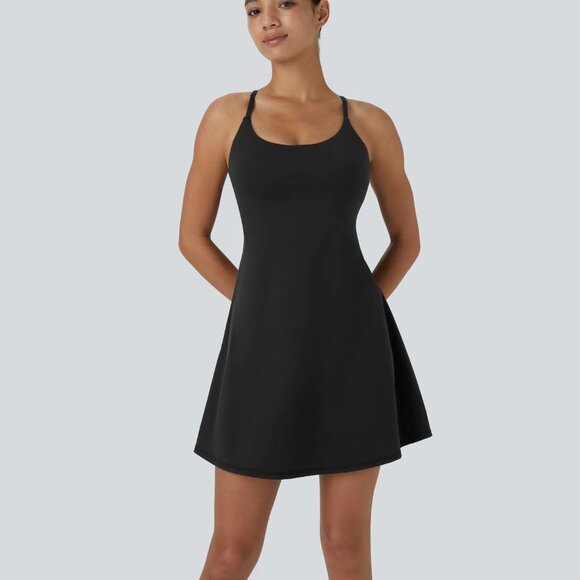 Halara Softlyzero Plush Backless Active Dress - Picture 1 of 4